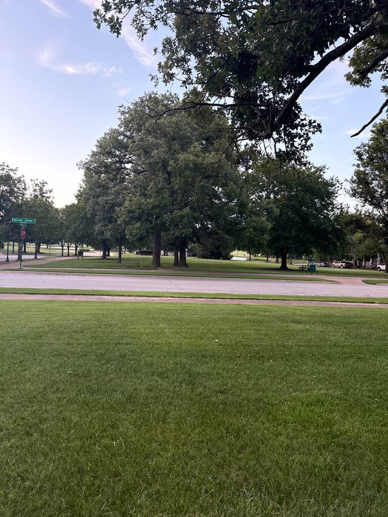 walking near me in Founder's Park in summer
