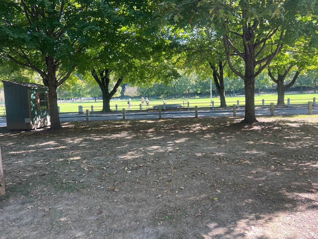 walking near me in Kensico Dam Plaza in autumn