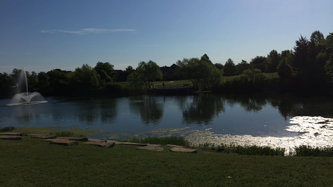 walking near me in Liberty Ridge Park in winter