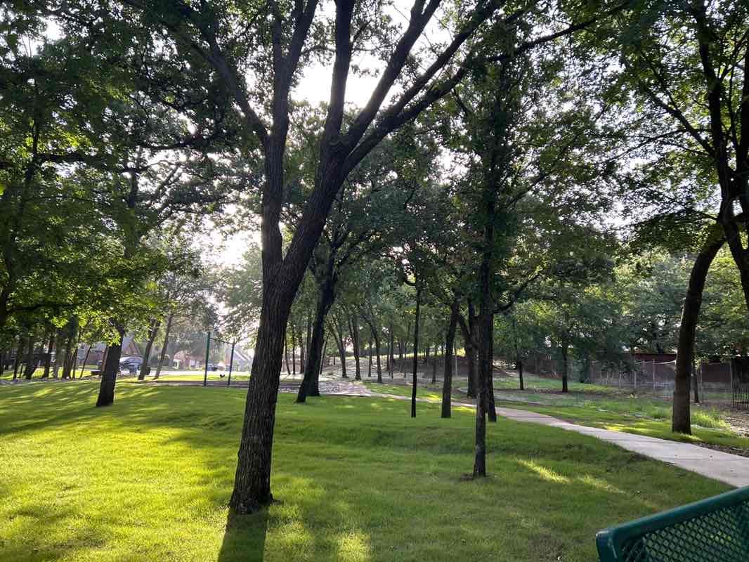 walking near me in Windsor Ridge Park in autumn