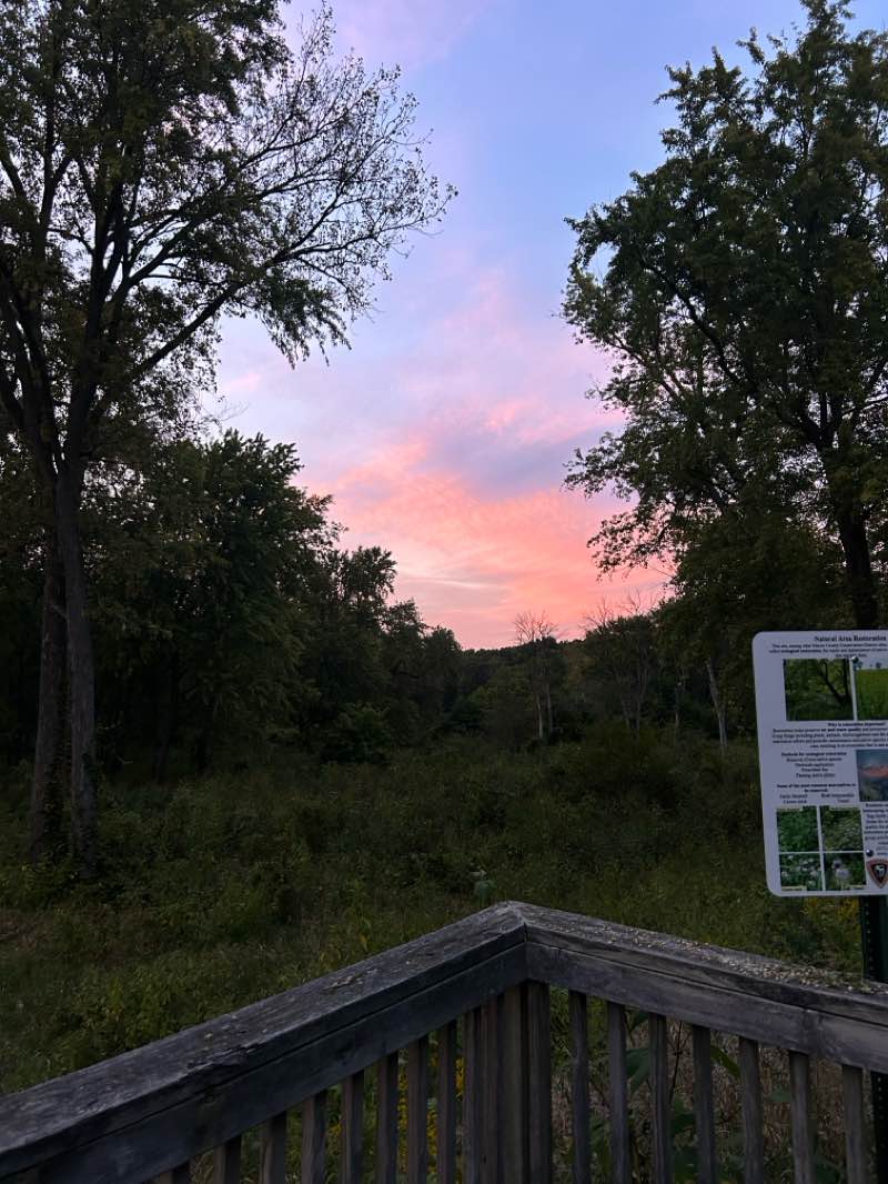walking near me in Rock Springs Conservation Area in winter