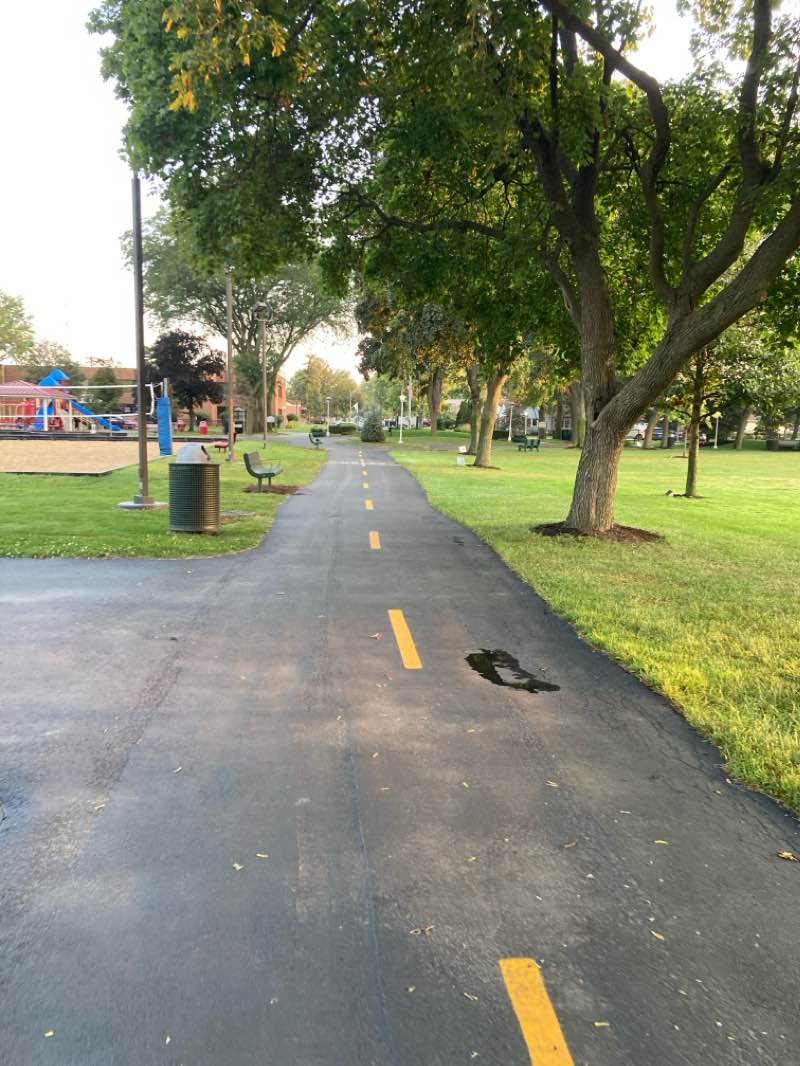 walking near me in Forest View Park in winter