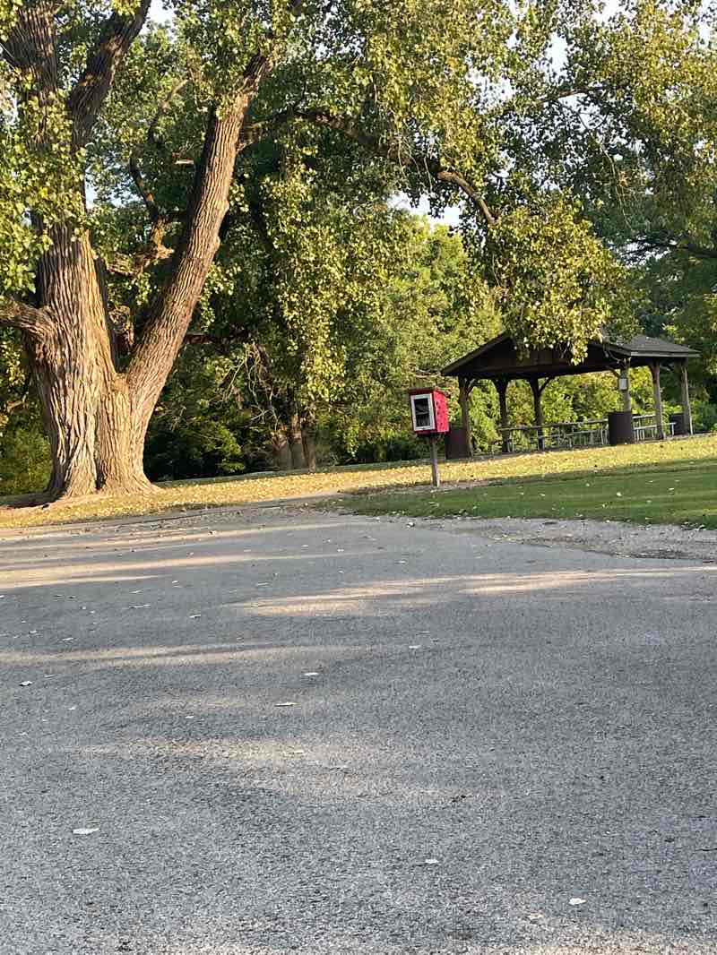 walking near me in Old Lincoln Trail Park in autumn