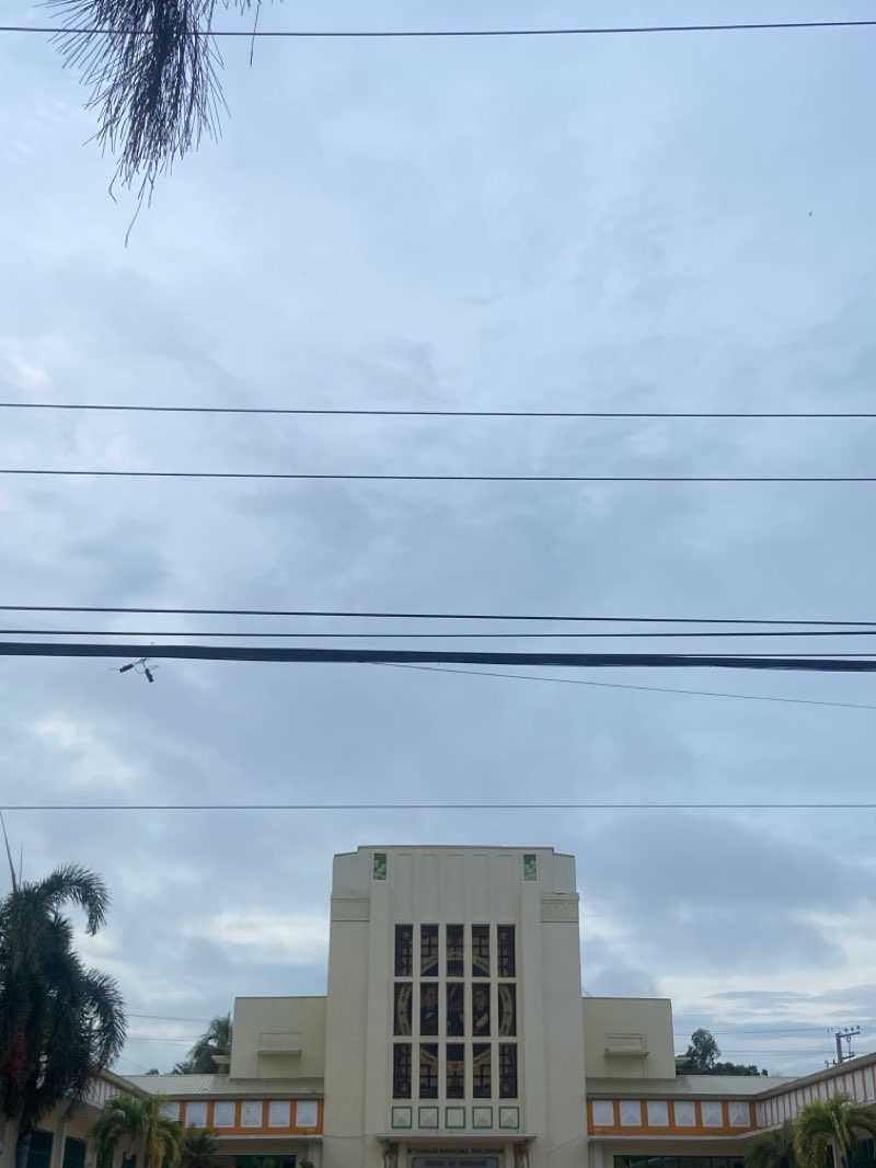 walking near me in Plaza Mabini in winter
