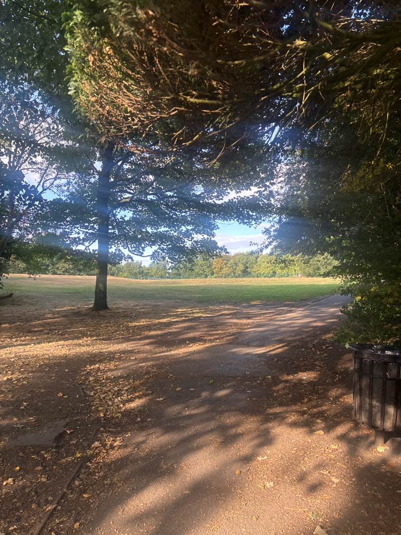 walking near me in Heaton Park in summer