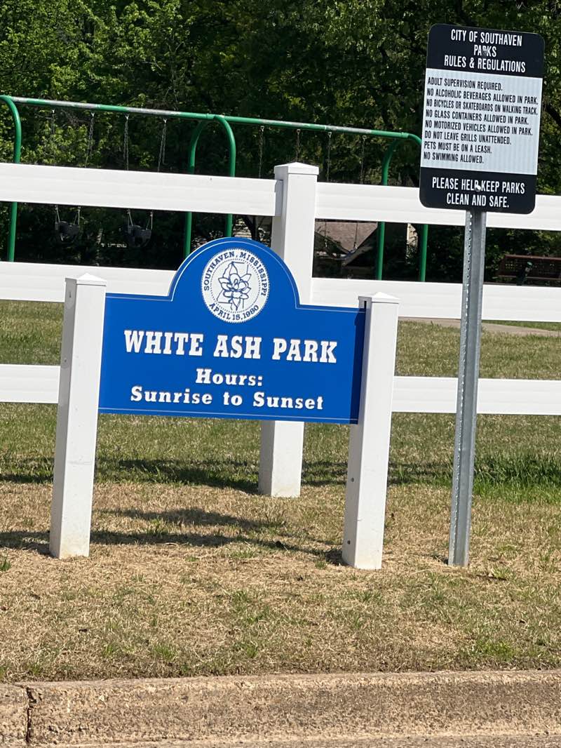 walking near me in White Ash Park in spring