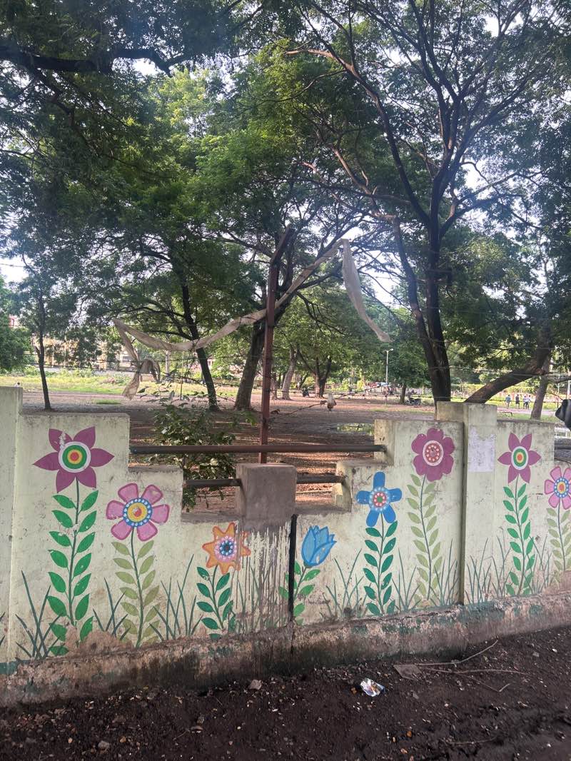 walking near me in Railway Park in autumn