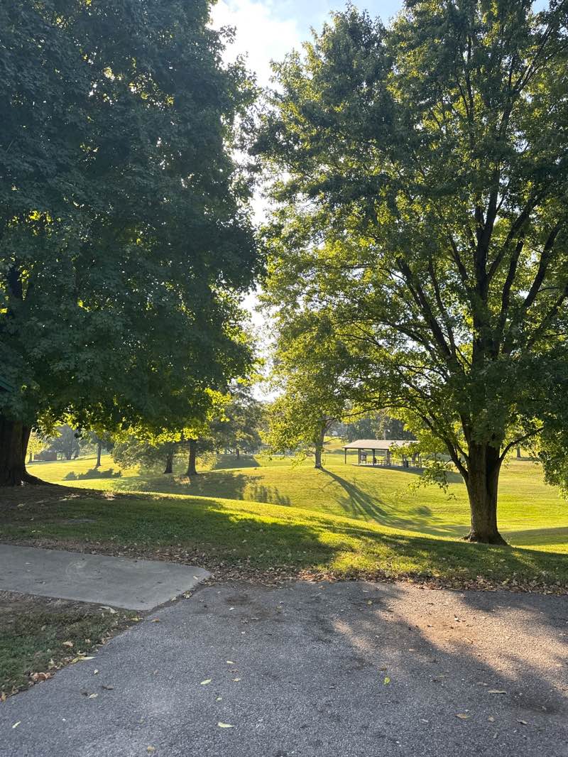 walking near me in Hornady Park in autumn