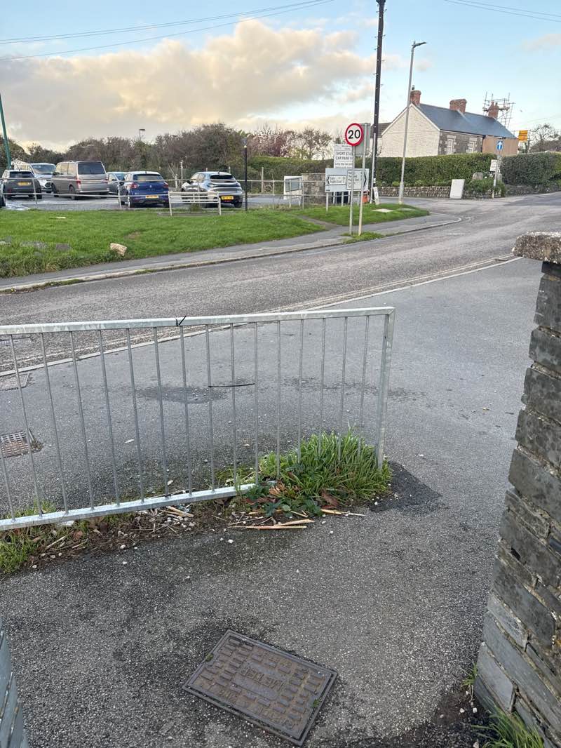 walking near me in St. Mellan's Park in autumn