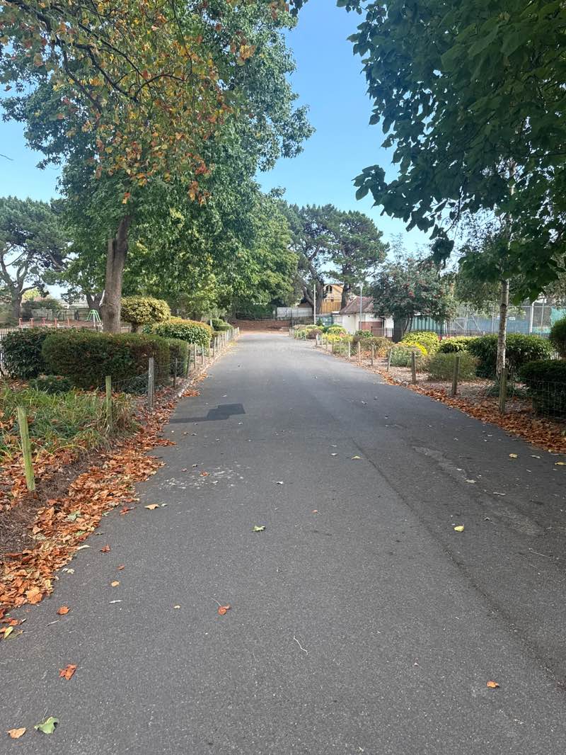 walking near me in Moordown Recreation Ground in autumn