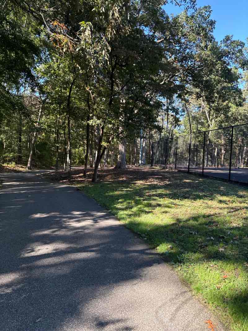 walking near me in Lake Waterford Park in autumn