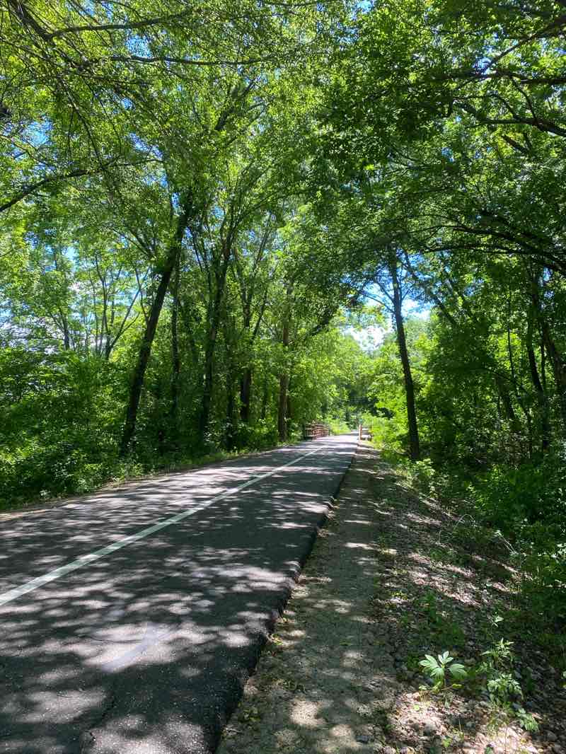 walking near me in Northeast Texas Trail Corridor in spring