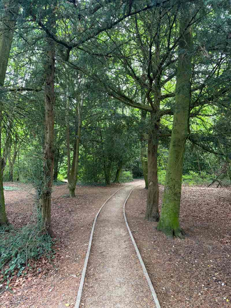 walking near me in War Memorial Park in summer