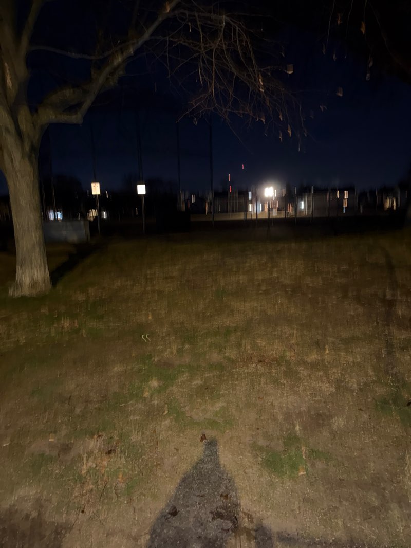 walking near me in Morrison Playground in winter