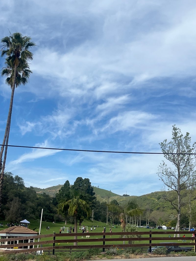 walking near me in Arroyo Verde Park in spring
