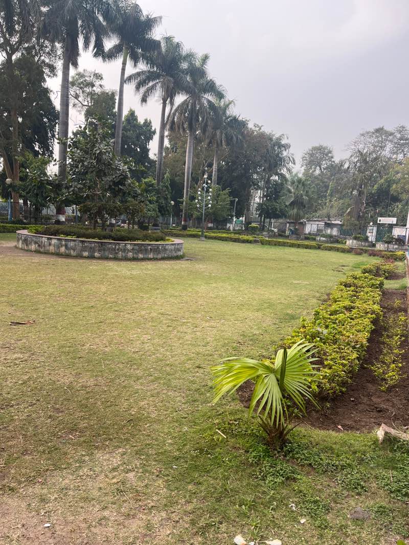 walking near me in Gautam Buddha Park in winter