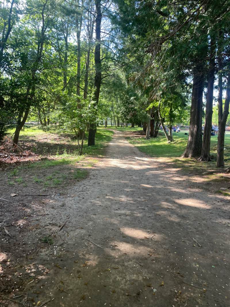 walking near me in Meadow Ridge Park in spring