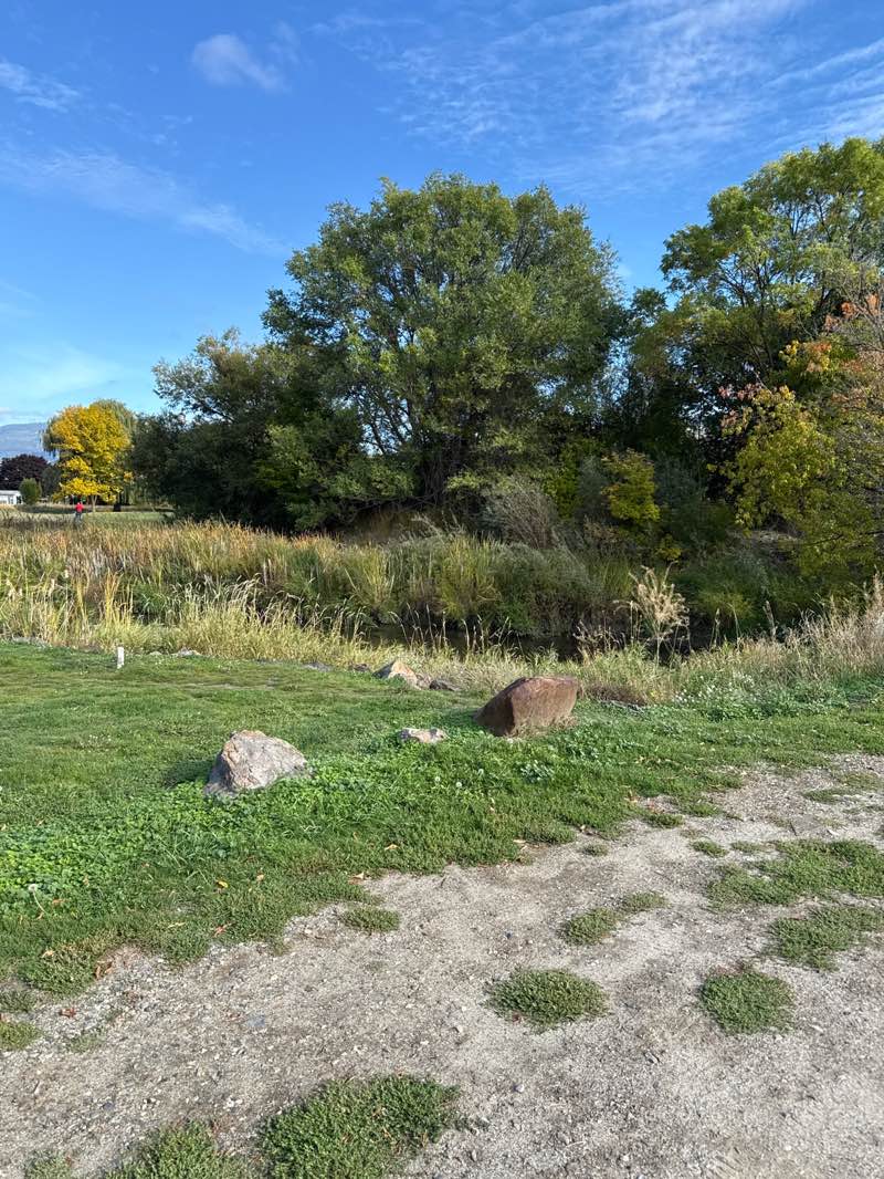 walking near me in Lakers Park in autumn