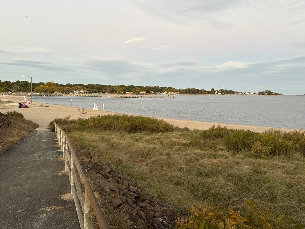 walking near me in West Beach Park in autumn