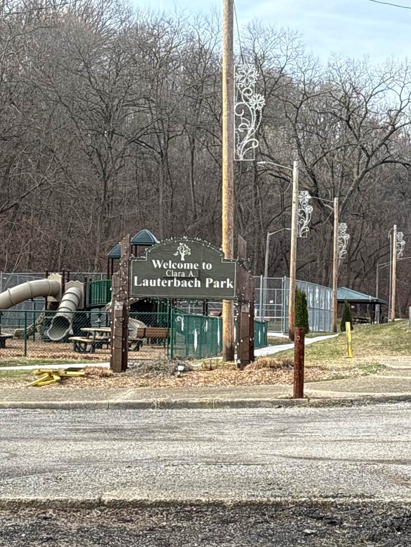 walking near me in Clara A. Lauterbach Park in winter