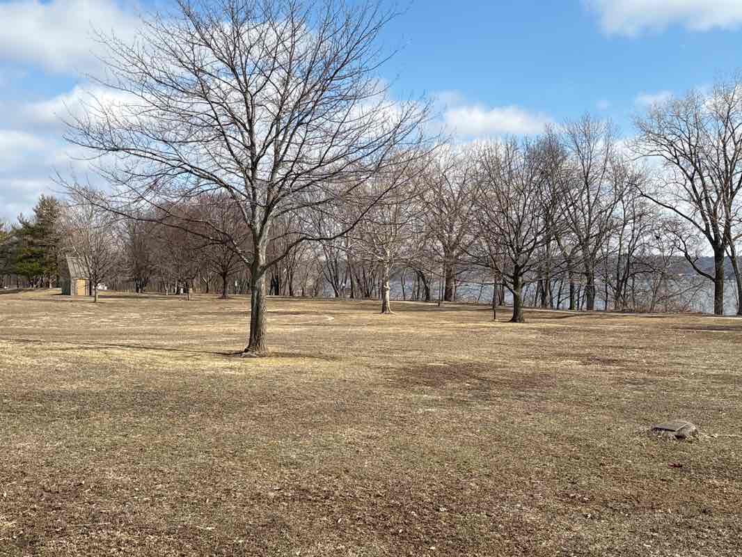 walking near me in Riverfront Park in winter