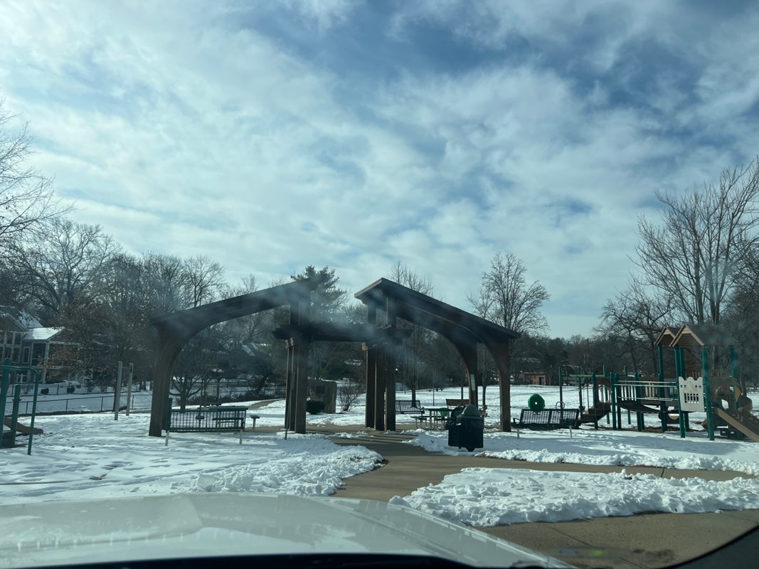 walking near me in Porter Park in winter