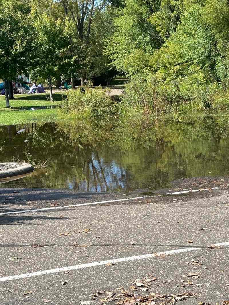 walking near me in Edgewater Park in autumn