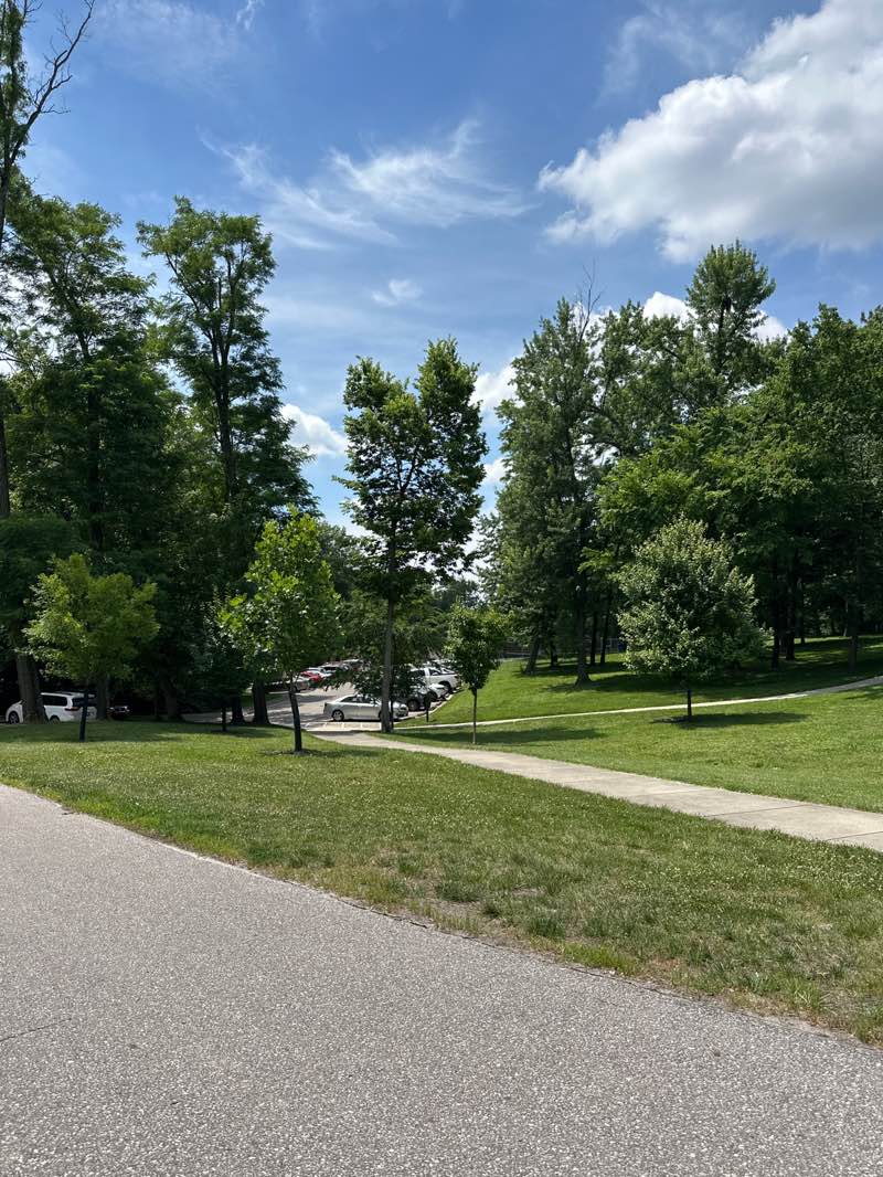 walking near me in President’s Park in summer