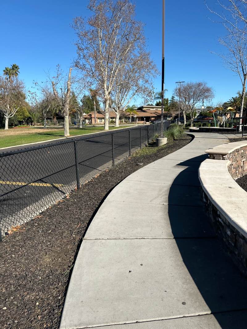 walking near me in Swimming Pool Park in winter
