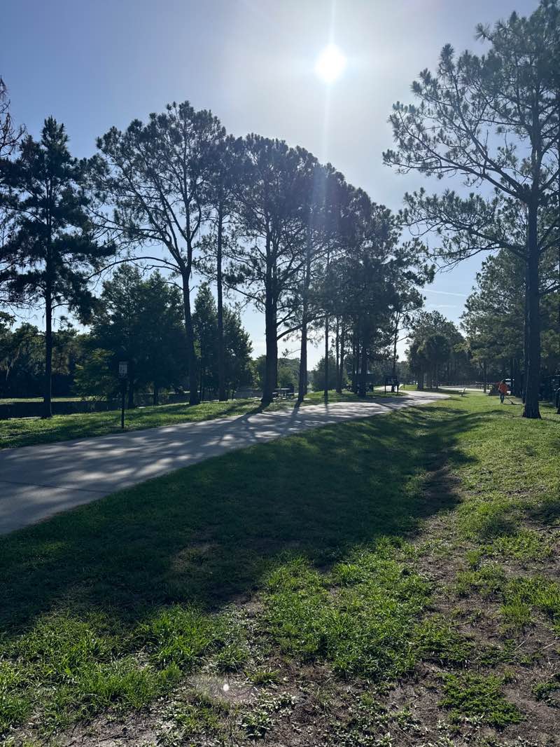 walking near me in Blanchard Park in summer