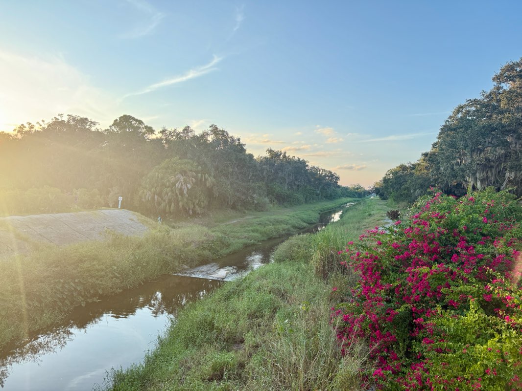 walking near me in Colonial Oaks Park in autumn