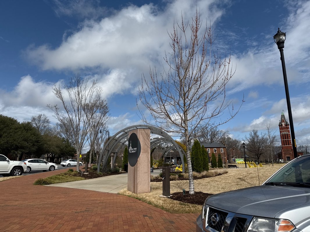 walking near me in Bell Tower Green in spring