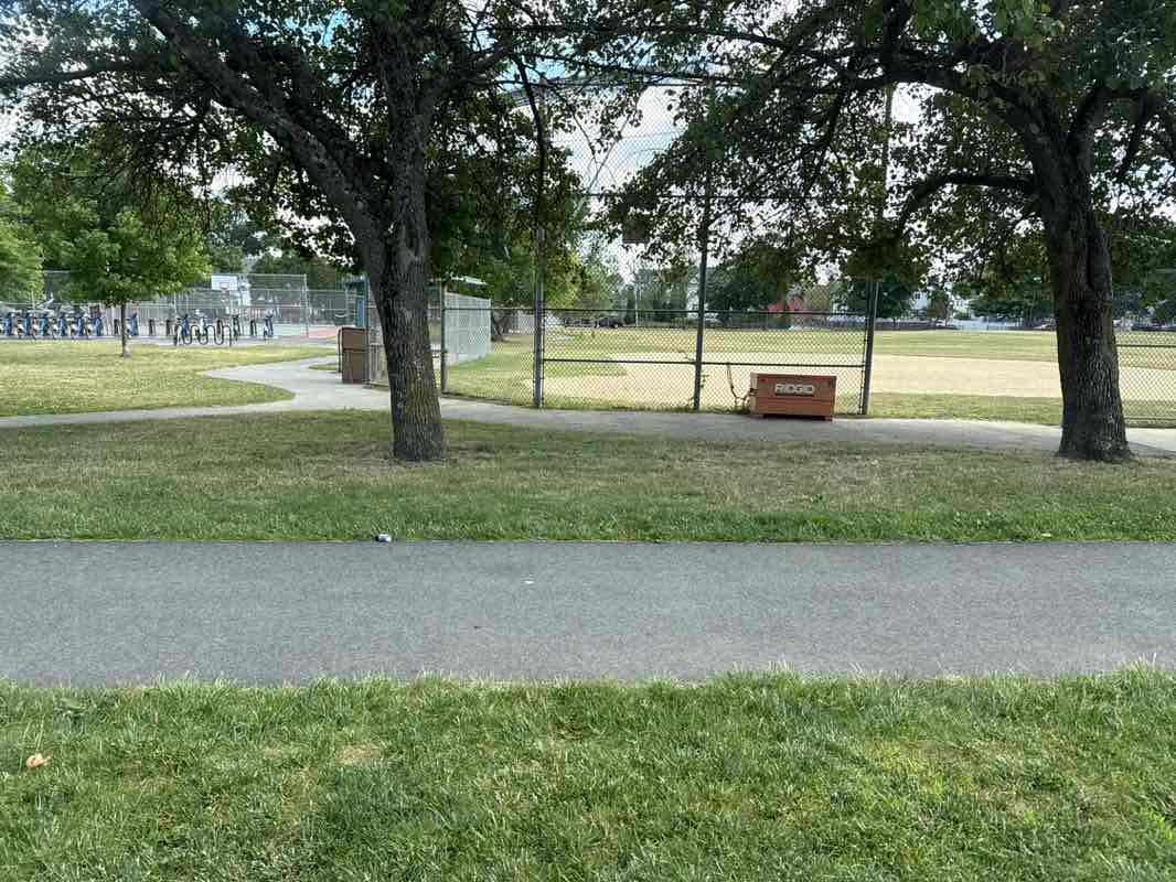 walking near me in Hickey Park in summer