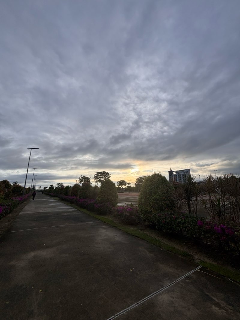 walking near me in Seria Energy Recreational Park in winter