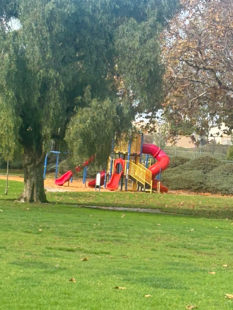 walking near me in John Landes Park in autumn