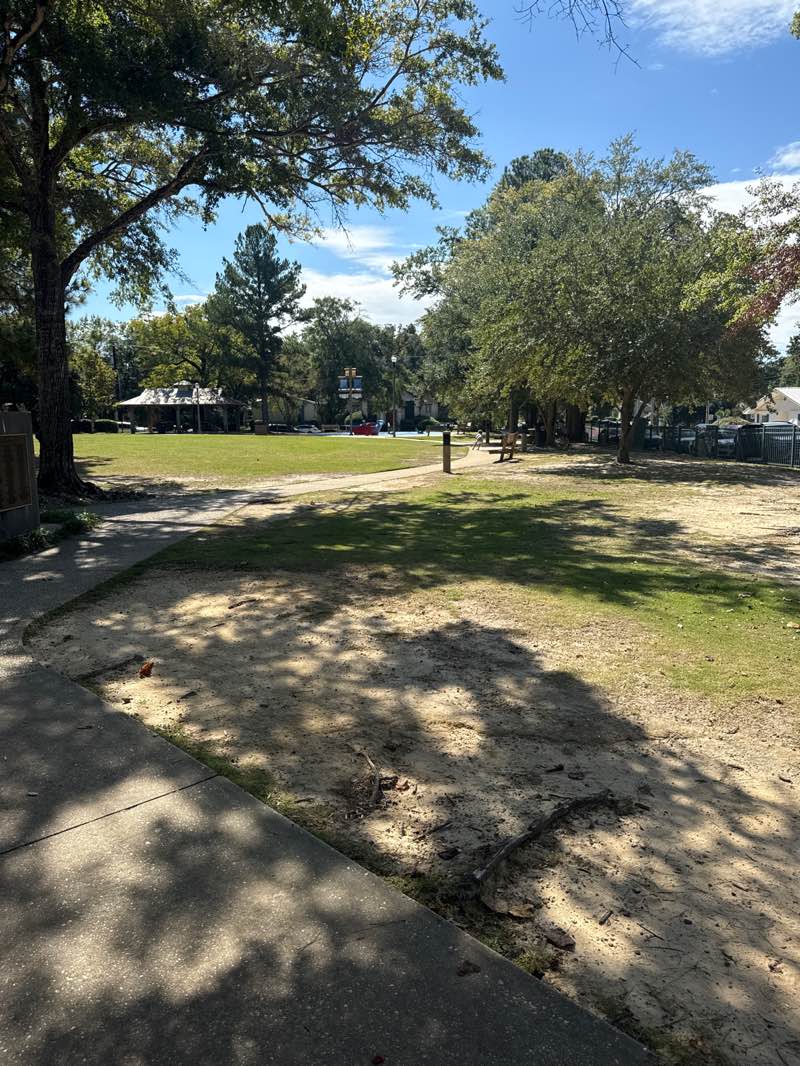walking near me in Fairhoper's Community Park in autumn