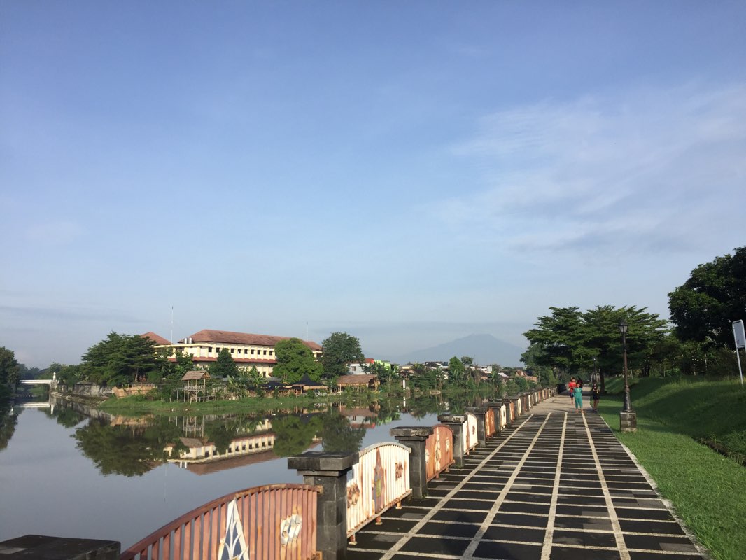 walking near me in Taman Tirtonadi in autumn