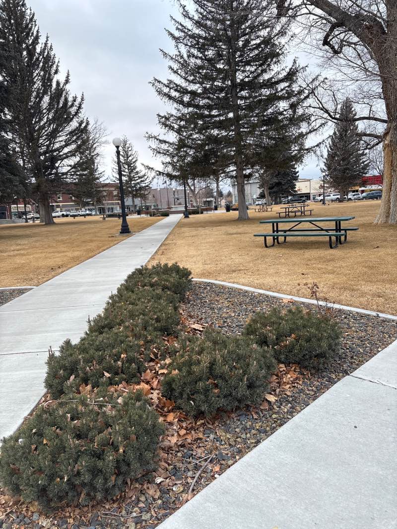 walking near me in Rupert Square in winter