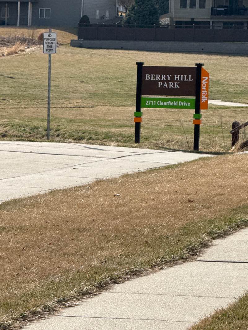walking near me in Berry Hill Neighborhood Park in spring