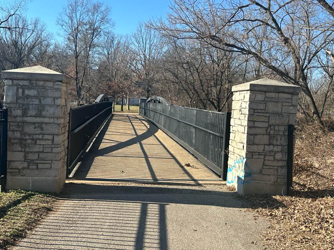 walking near me in Deer Creek Park in winter