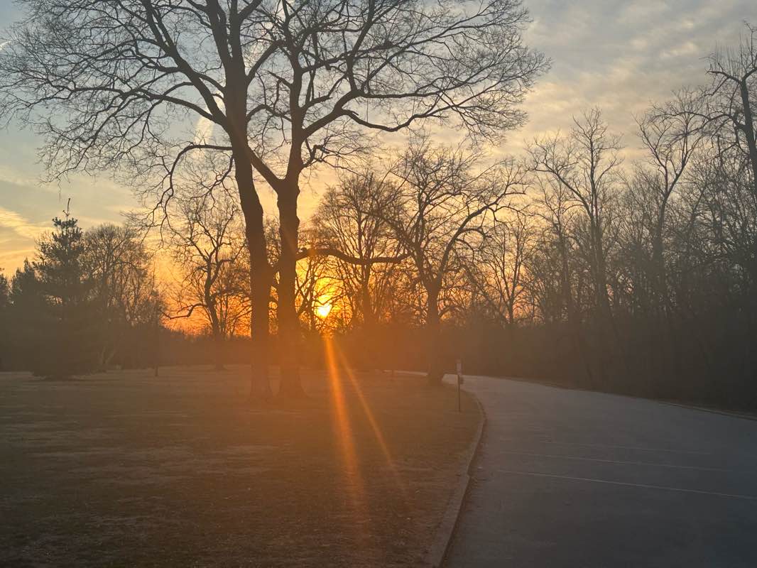 walking near me in South Park in spring