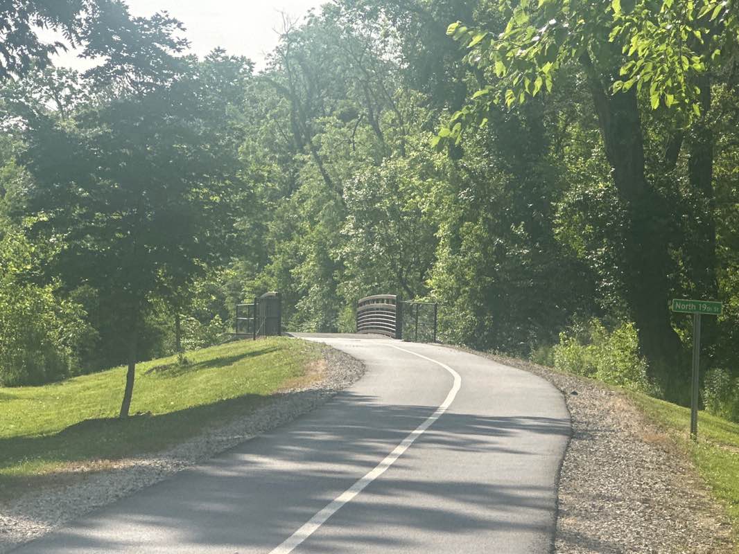 walking near me in Bill Klingner Trail in summer