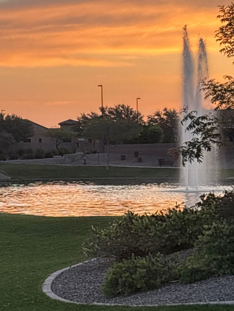 walking near me in Adora Trails Park in spring