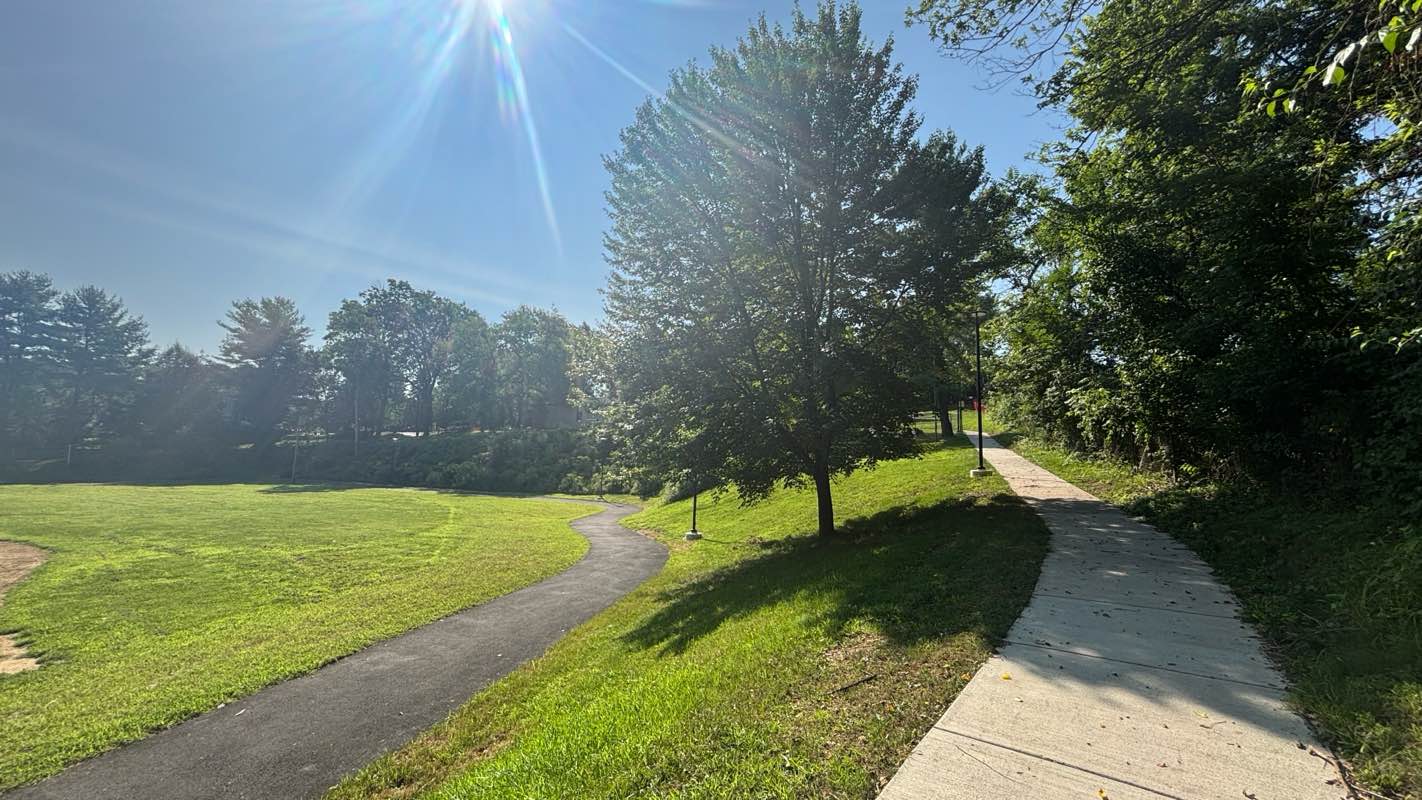 walking near me in McKenzie Park in autumn
