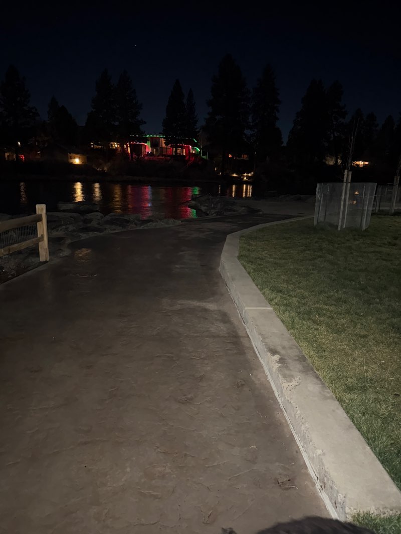 walking near me in Miller's Landing Park in winter