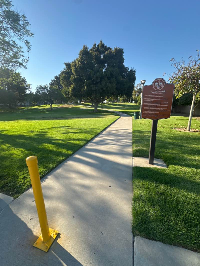 walking near me in Frontier Park in summer