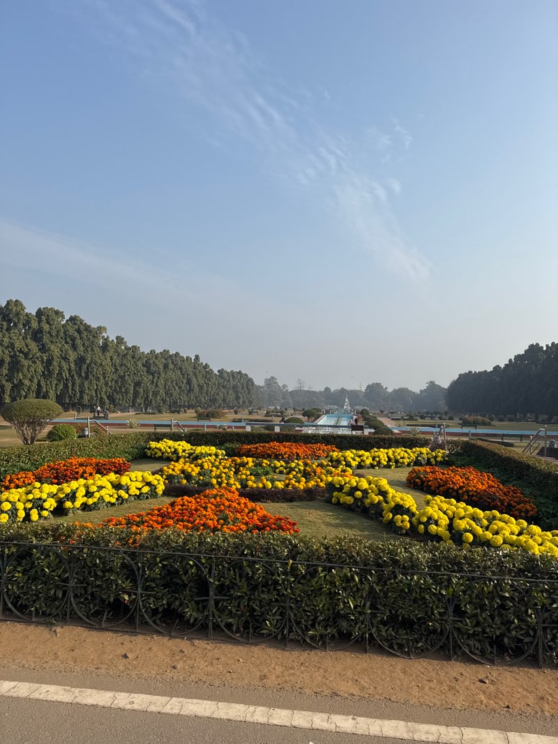 walking near me in Mandir Bagaan in winter