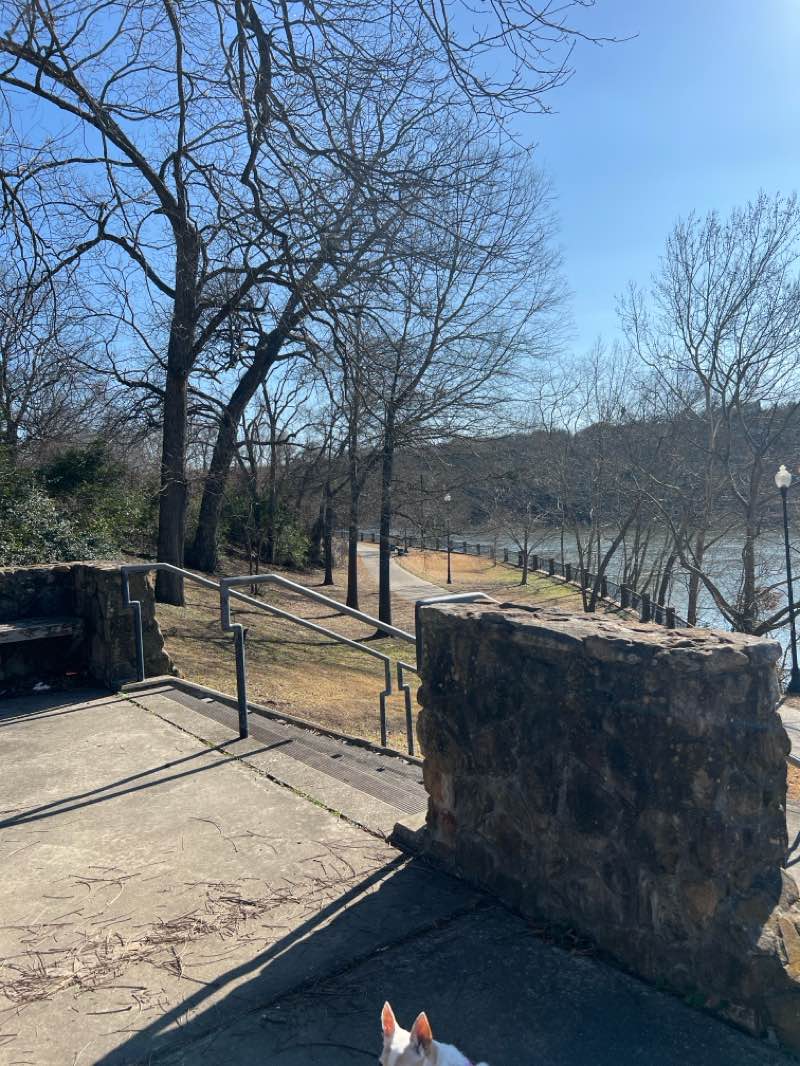 walking near me in Chattahoochee Promenade in winter