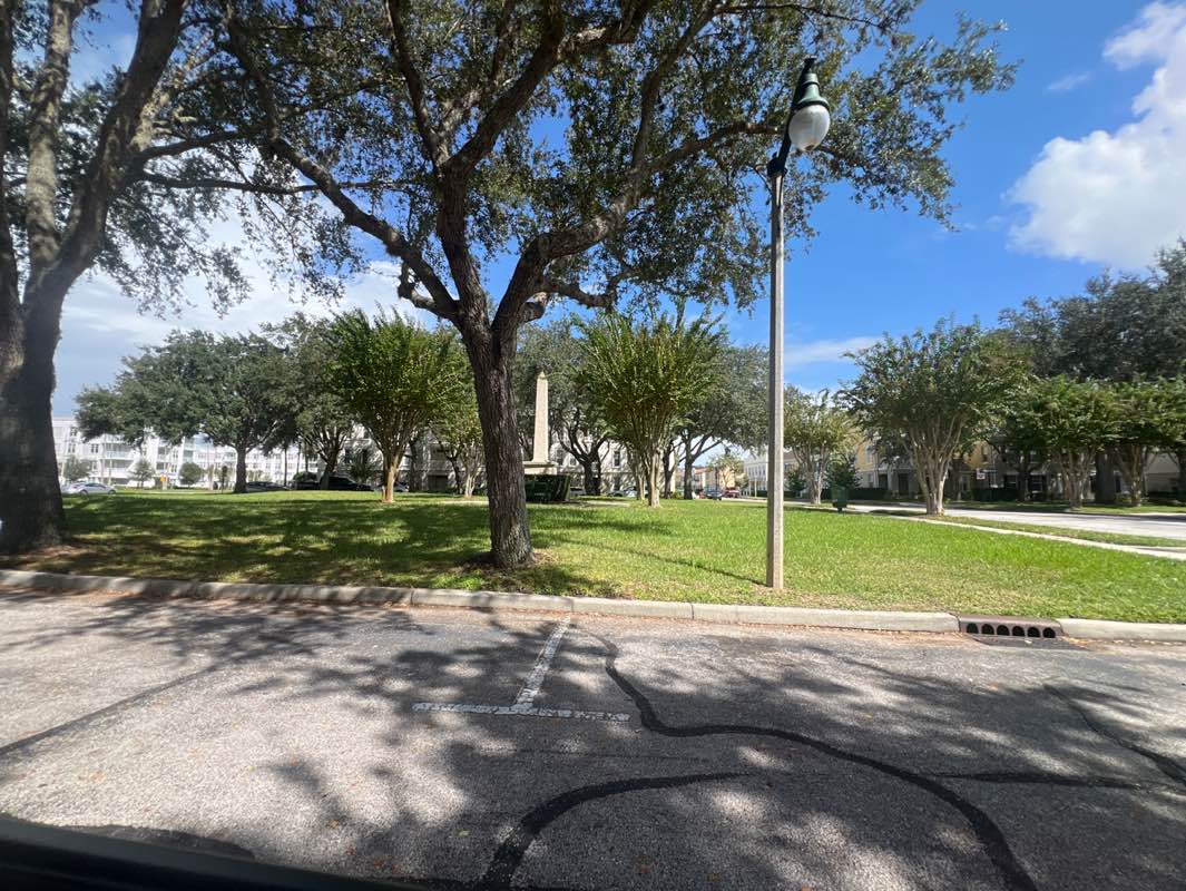 walking near me in Siena Park in autumn