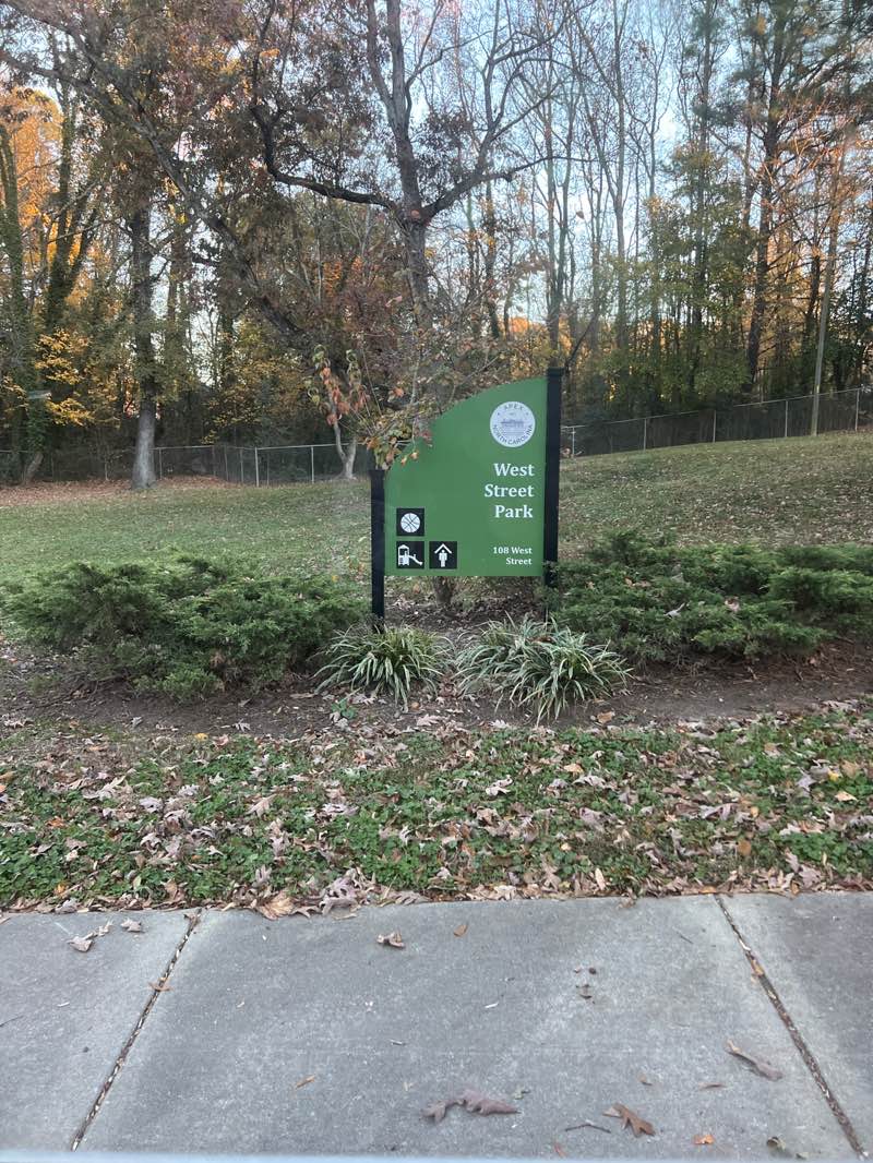 walking near me in West Street Park in autumn